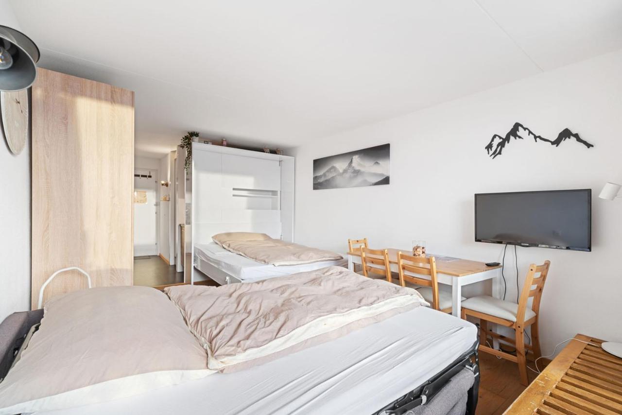 Chaleureux Studio A Anzere, Accessible A Ski, Proche De Tout Exterior foto